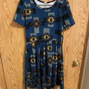 LuLaRoe Amelia Aztec dress